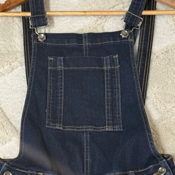 KanCan Navy Blue Denim XS Overalls - Picture 3 of 9